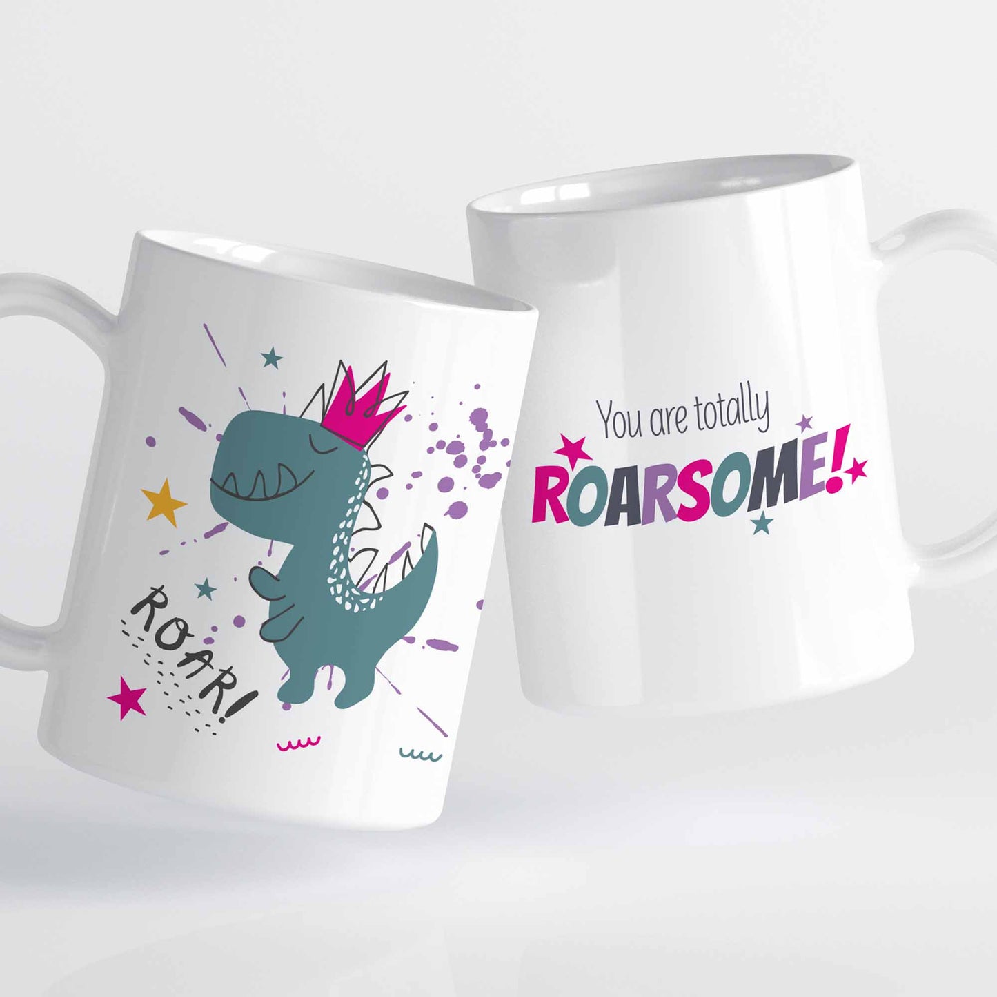 Roarsome dinosaur coffee gift mug