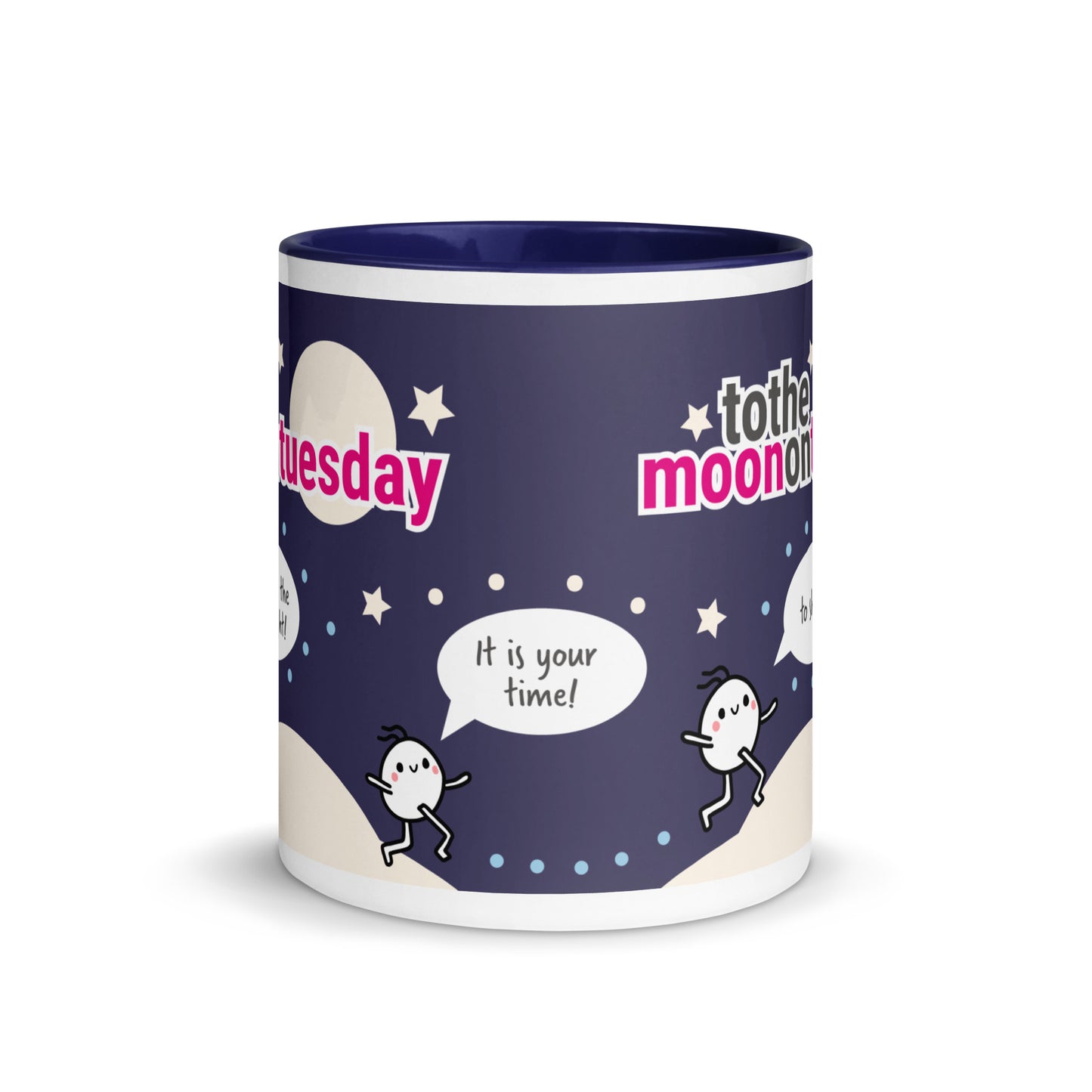 Step into the moonlight coffee mug
