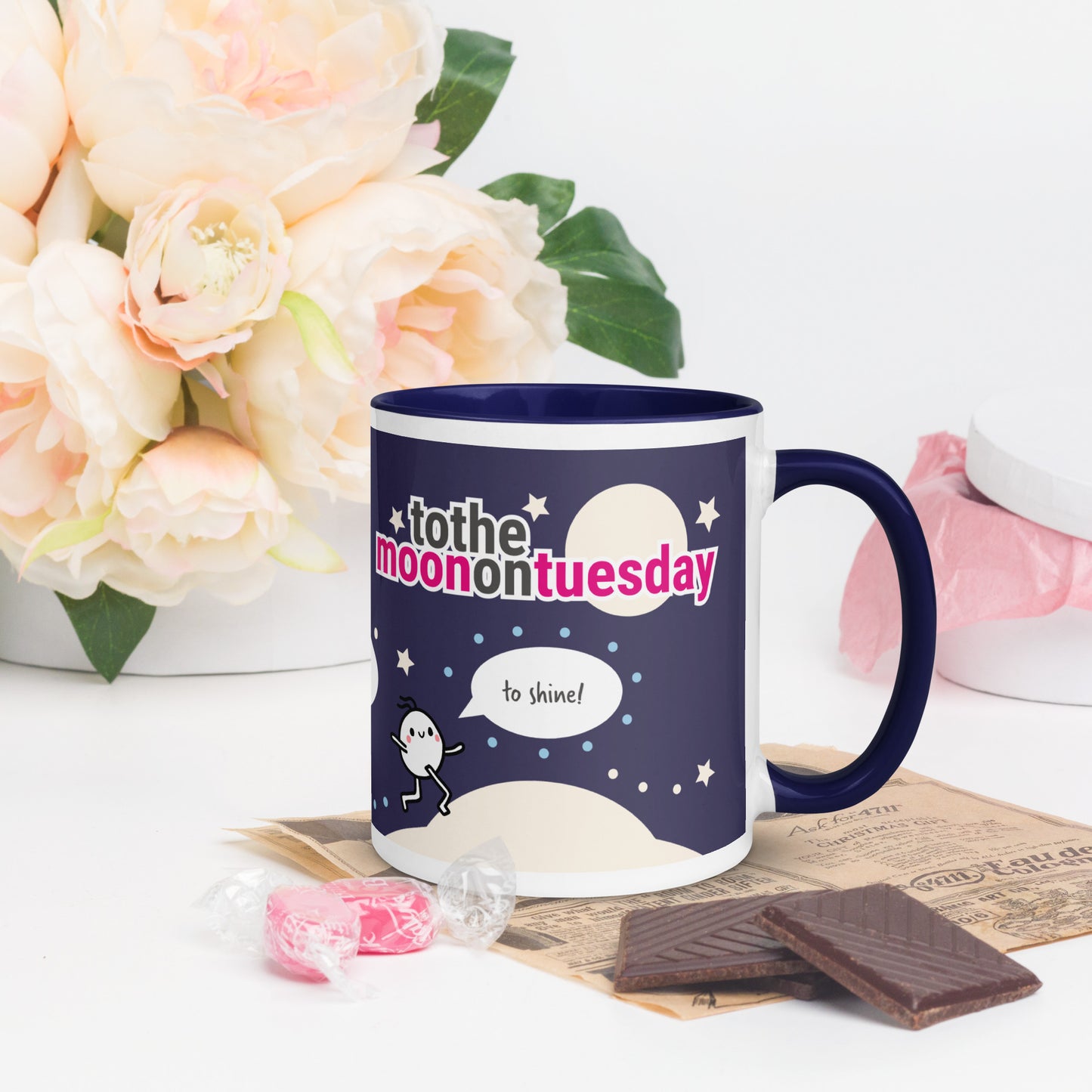 Lunar daily coffee mug