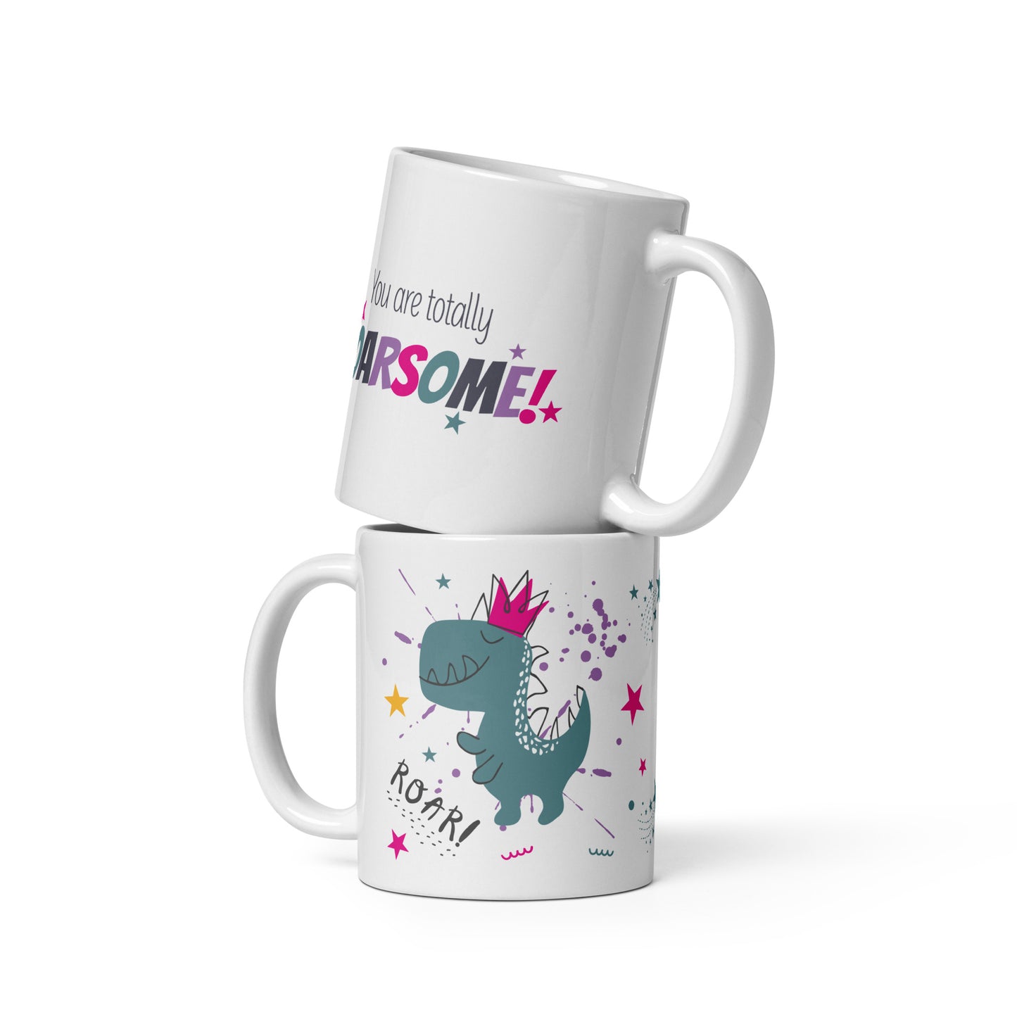Totally Roarsome! Dinosaur Coffee Mug