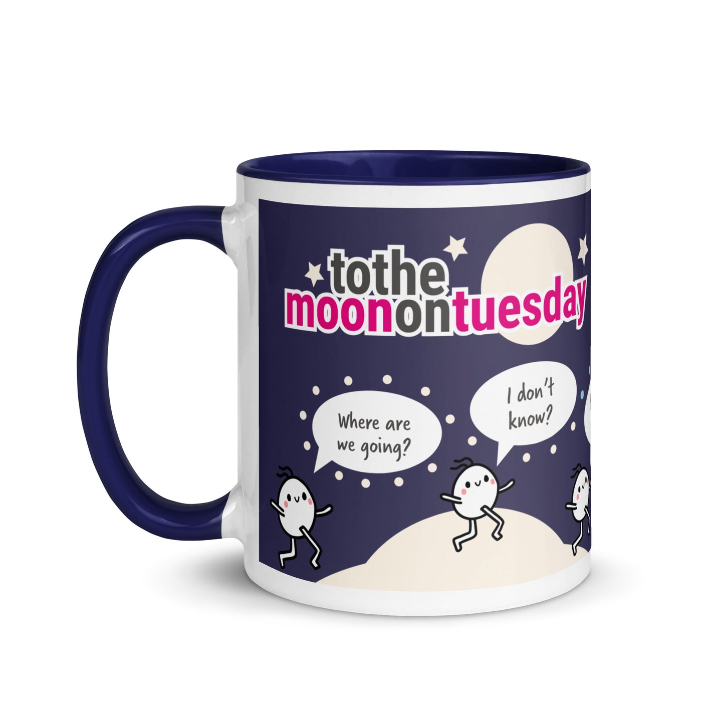 To the moon coffee mug
